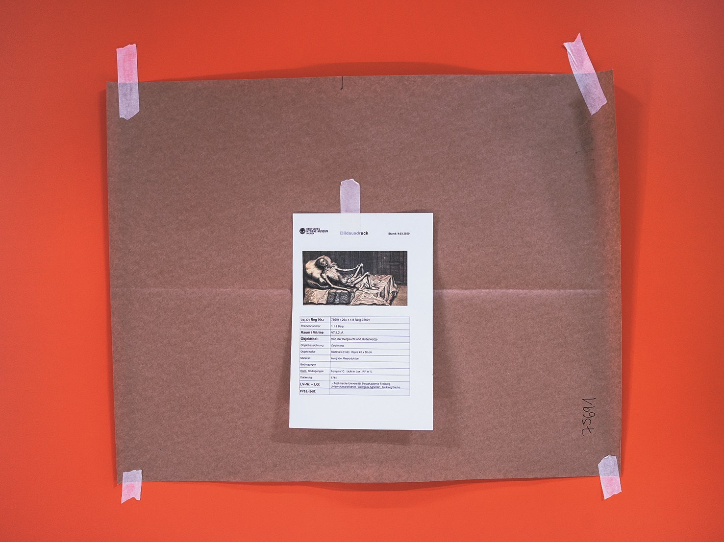 Blick auf die Ausstellungsaufbauten in Zwickau