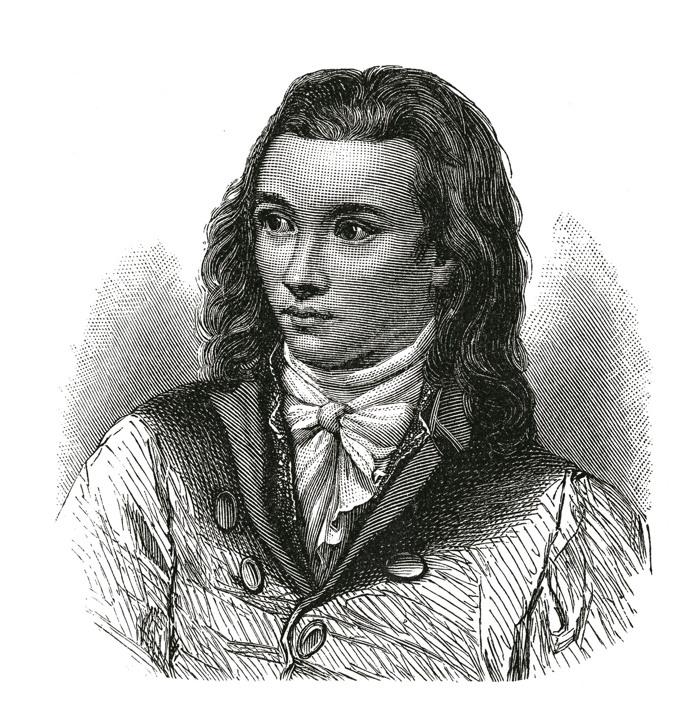 Porträt von Novalis