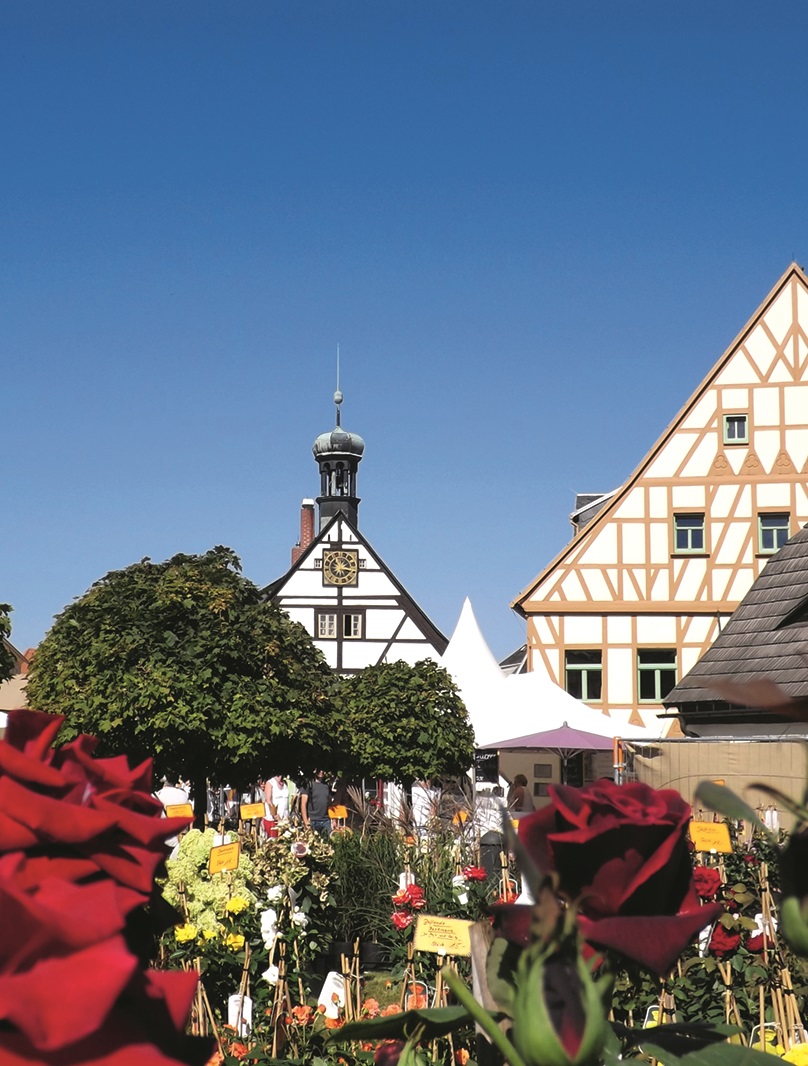 Markt während des Grünthaler Sommers