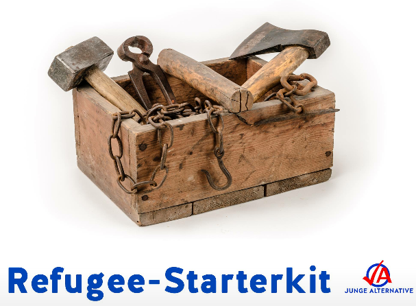 Refugee Starterkit der "Jungen Alternative"