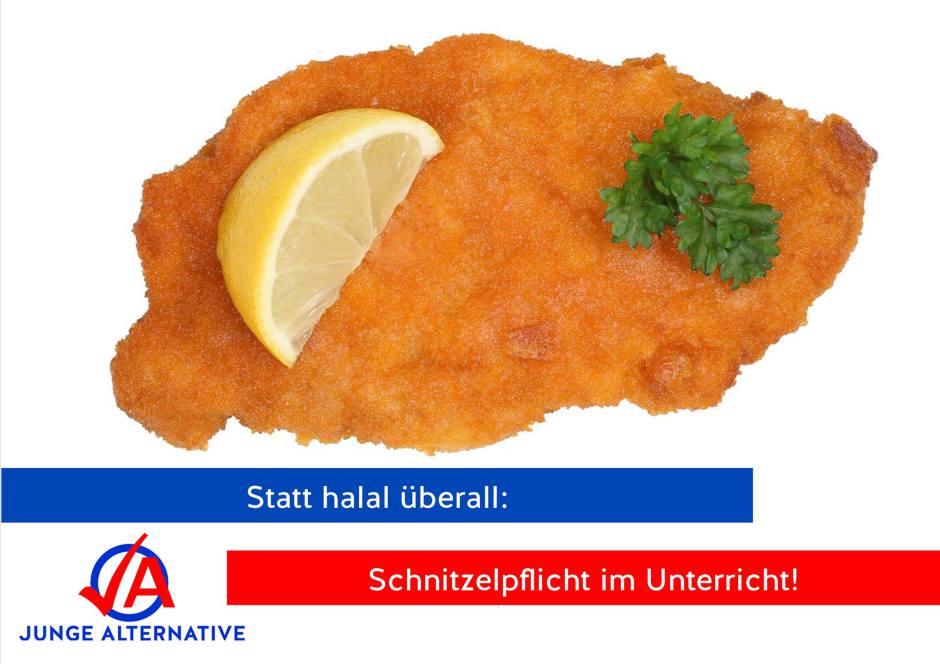 Schnitzel halal - Junge Alternative