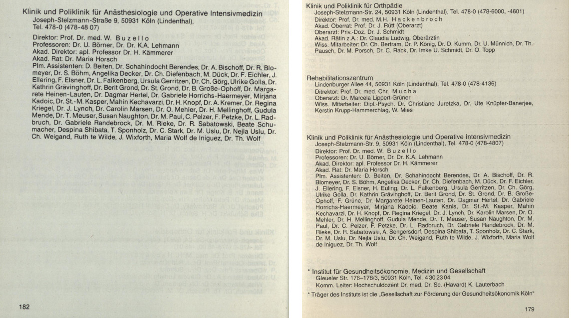 Das Vorlesungsverzeichnis