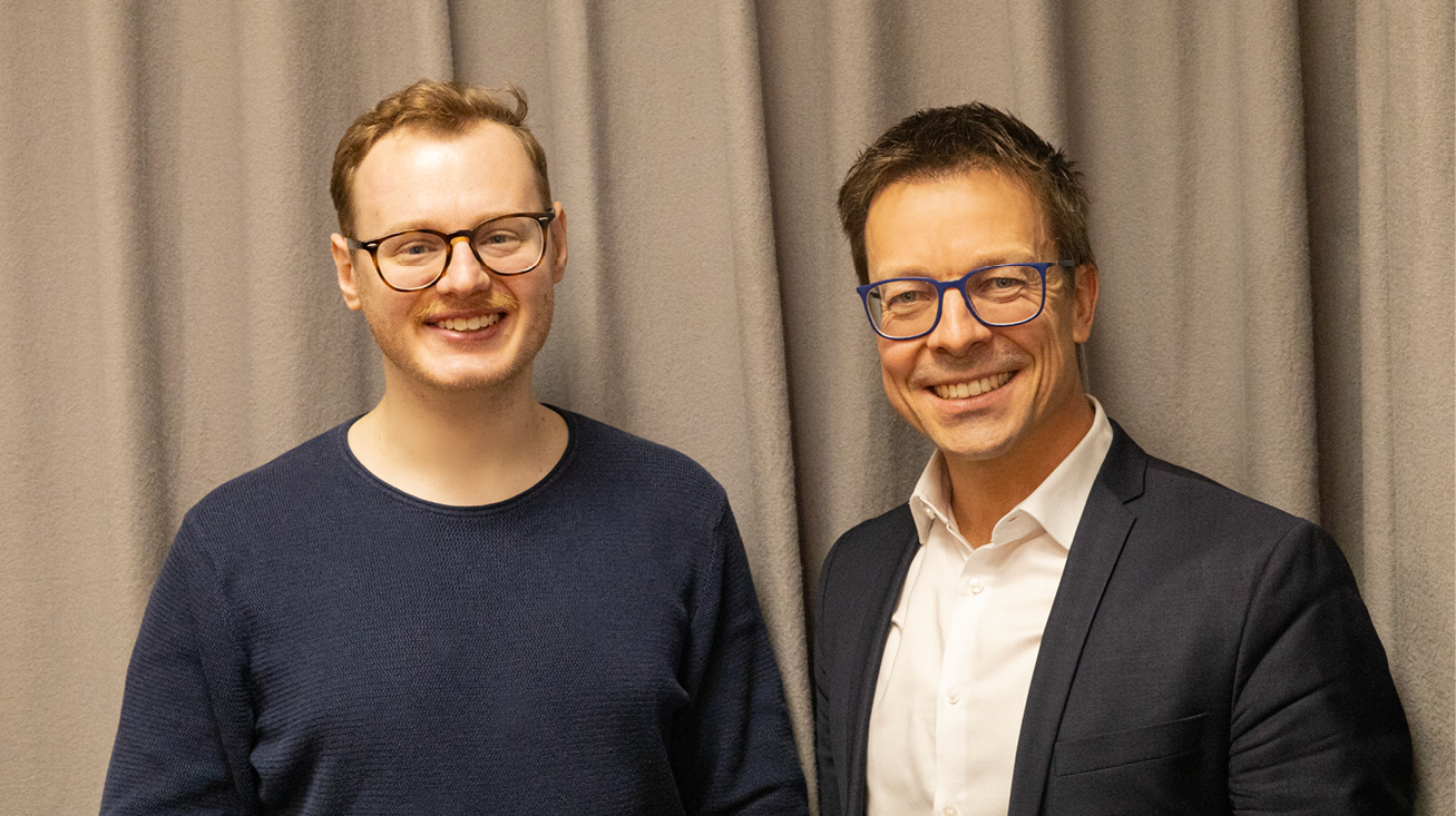 Clemens Traub (li.) und Holm Putzke in der Cicero-Redaktion 