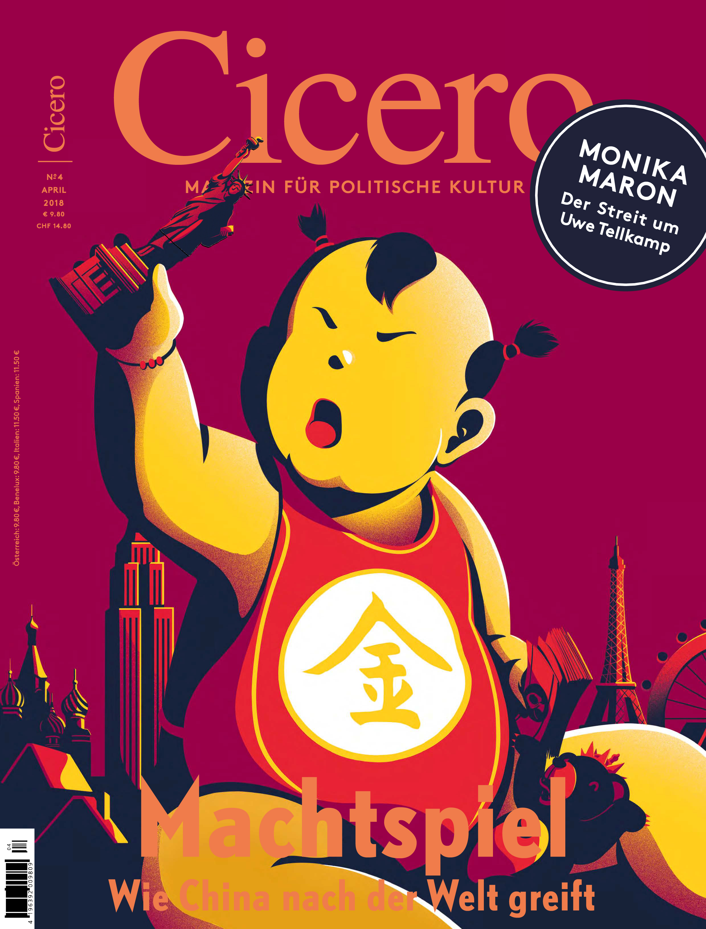 Cover der Cicero Ausgabe April 2018