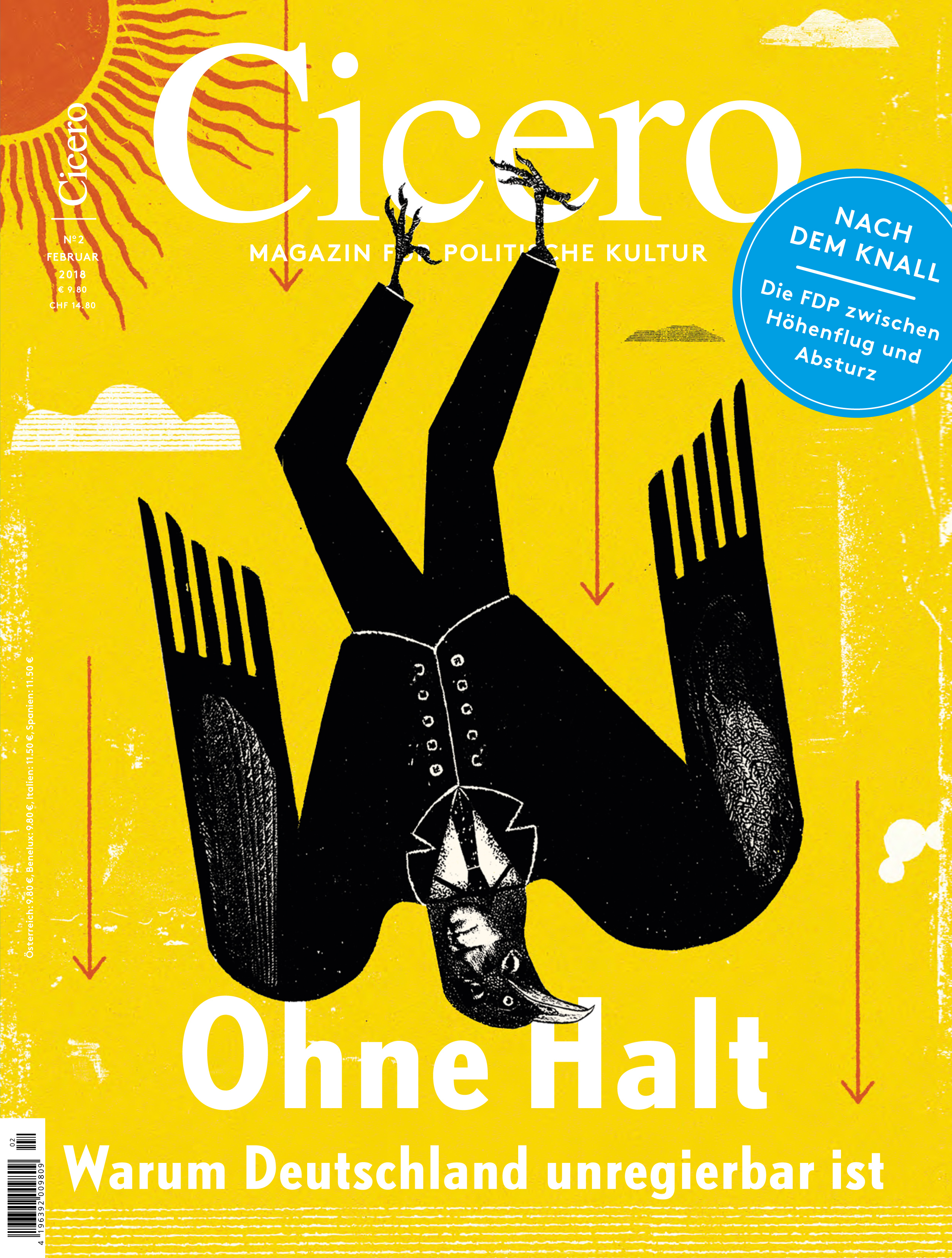 Cover der Cicero Ausgabe Februar 2018