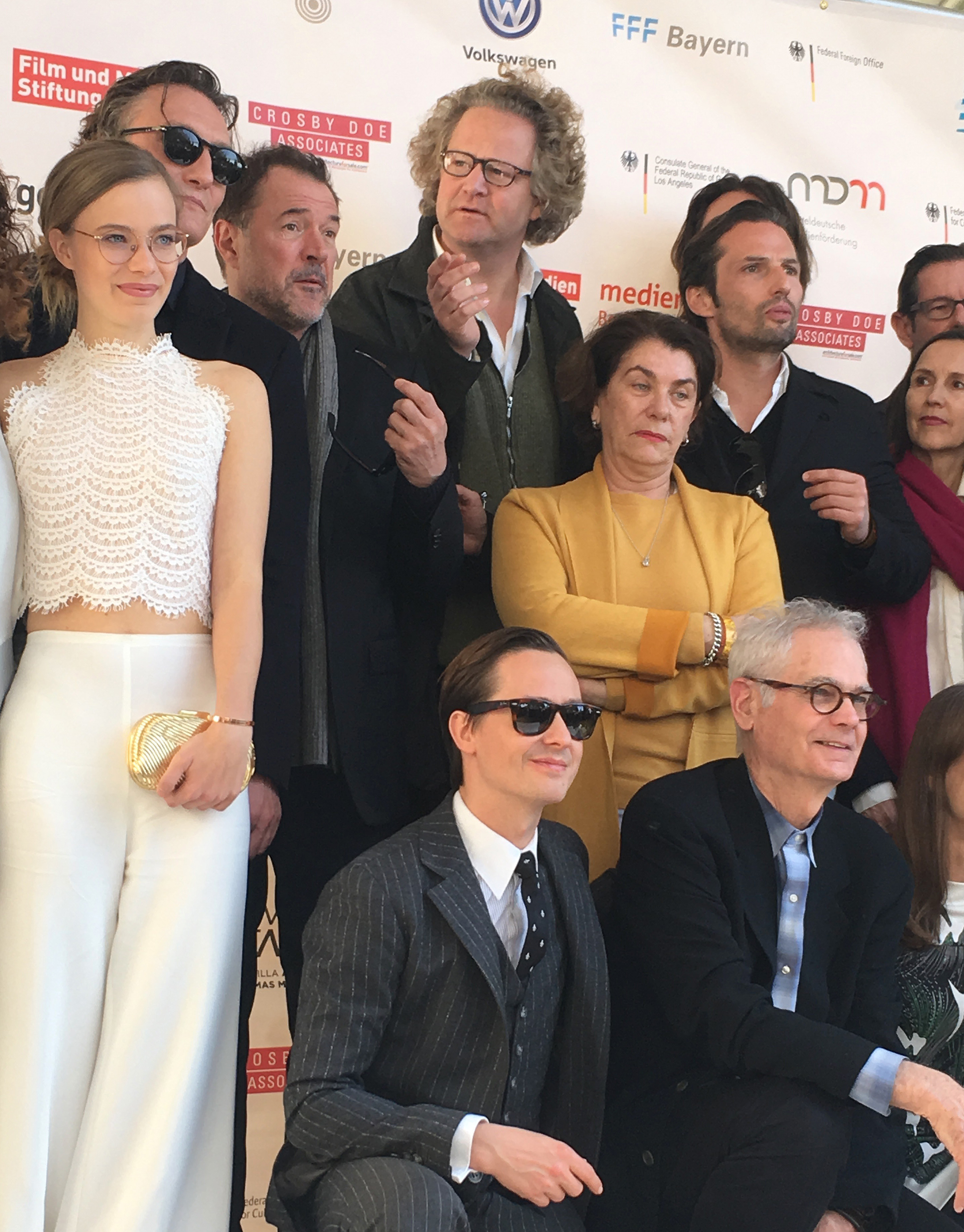 Werk-ohne-Autor-Team beim Filmempfang