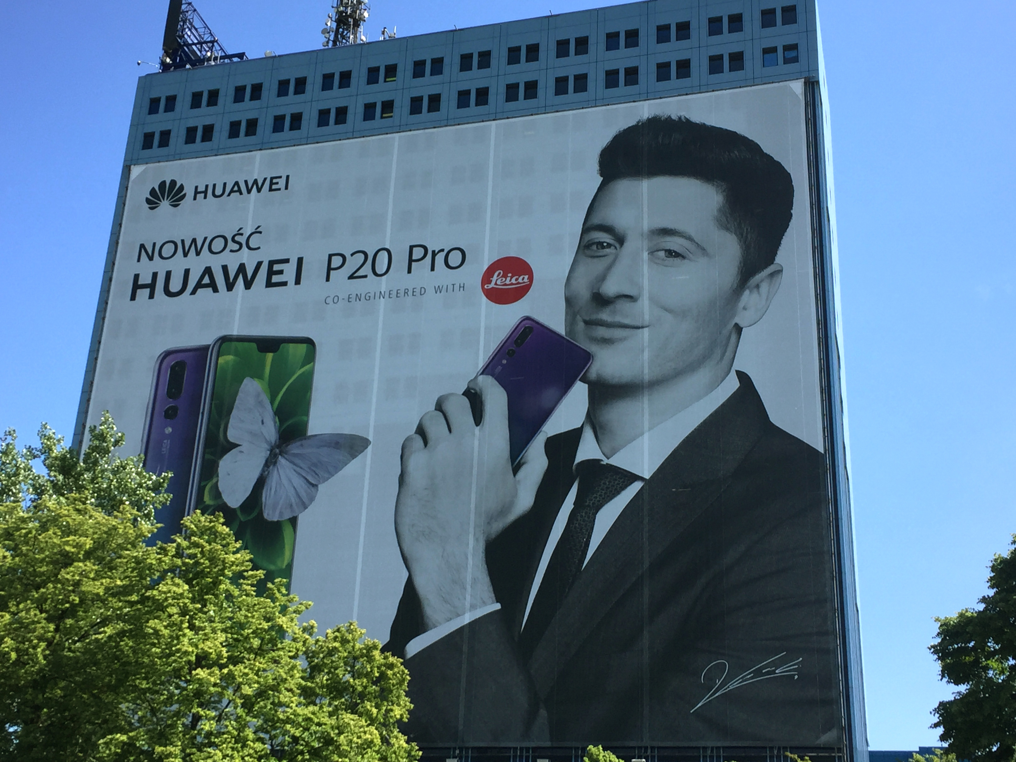 Huawei-Werbung