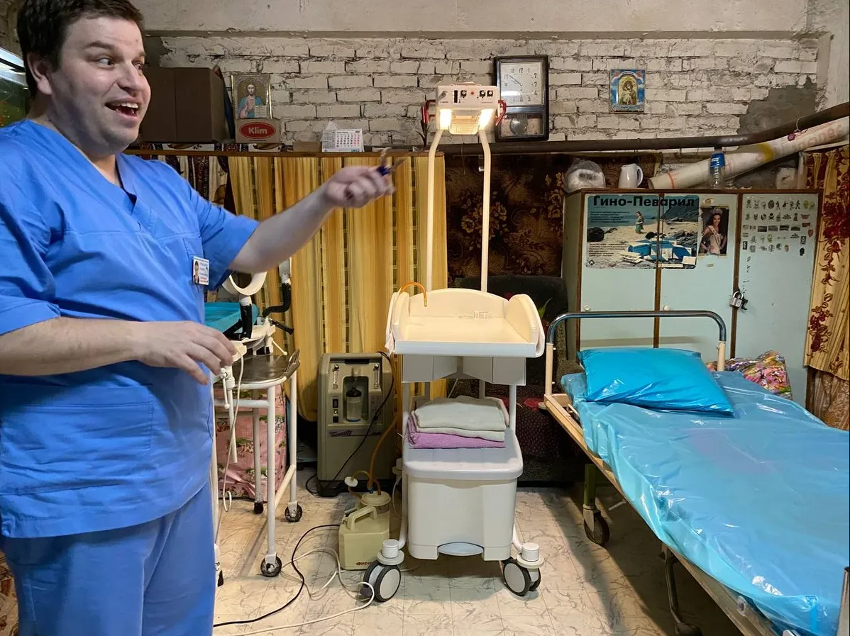 Kreißsaal in der Entbildungsklinik Nr. 3. Foto: Elena Kostjuchenko, Novaja Gazeta