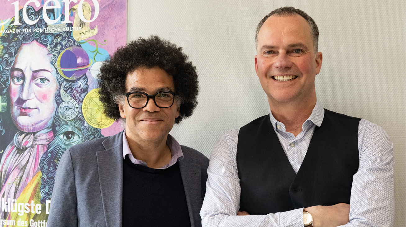 Ijoma Mangold und Alexander Marguier