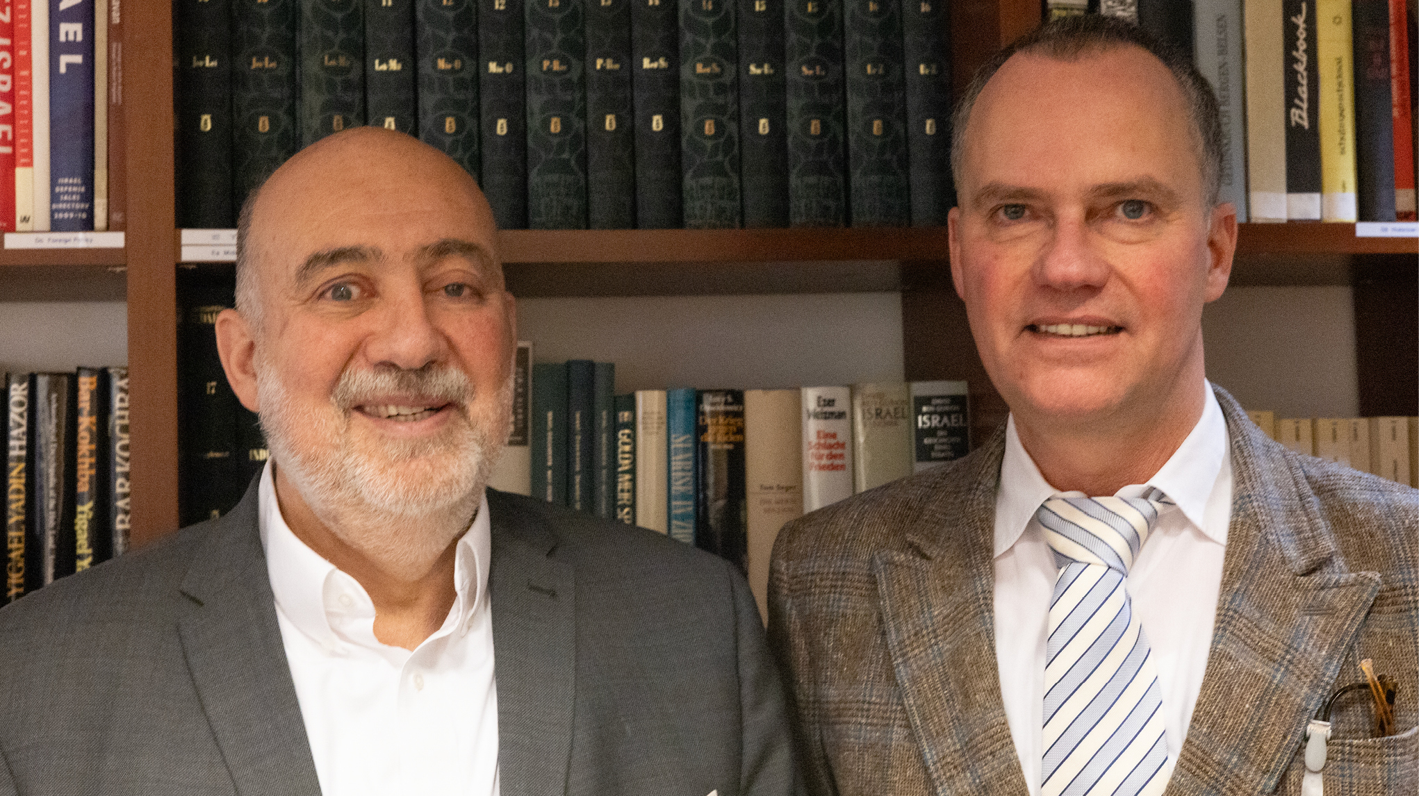 Ron Prosor und Alexander Marguier