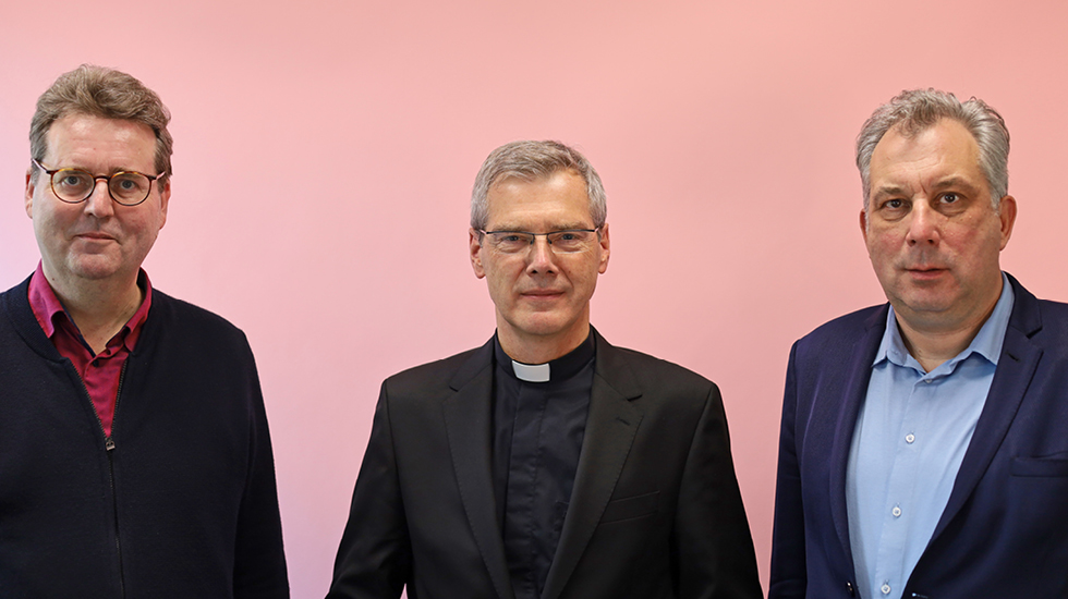 Bernd Stegemann, Bischof Wilmer und Volker Resing