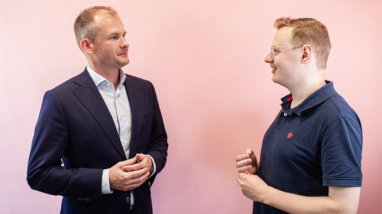 Daniel Gräber (li.) und Clemens Traub