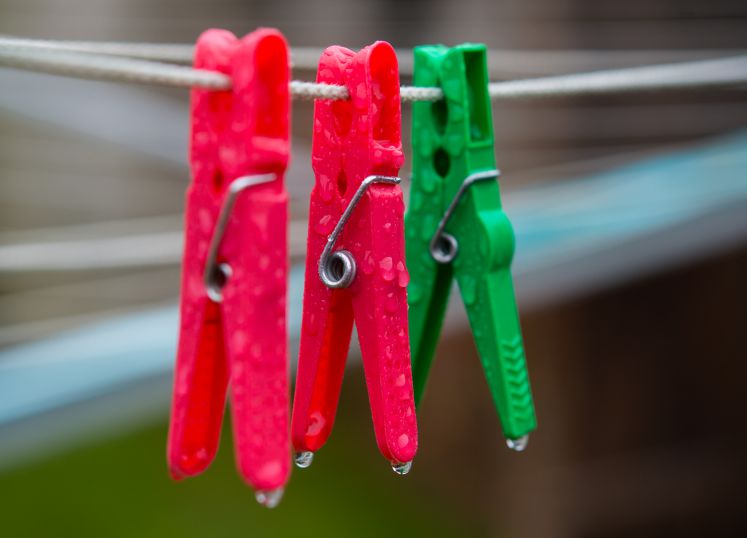 Klammern in rot-rot-grün