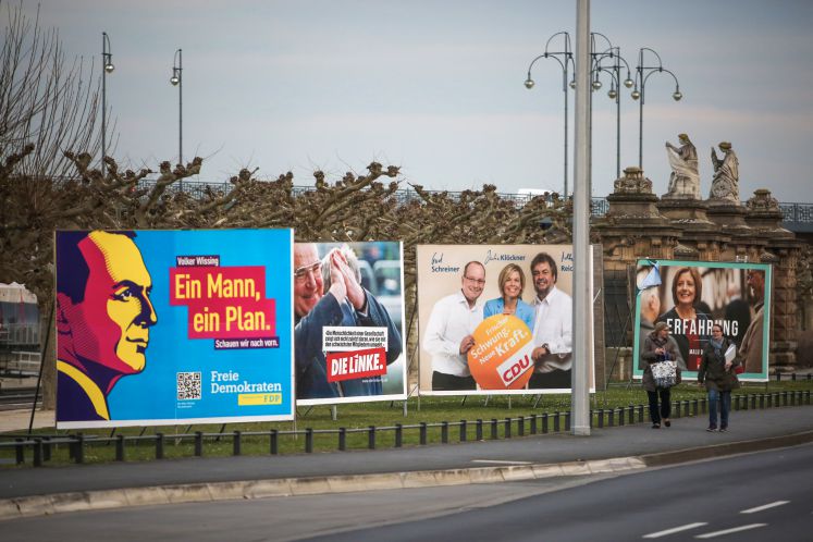 Wahlplakate in Deutschland: Wen soll man wählen?
