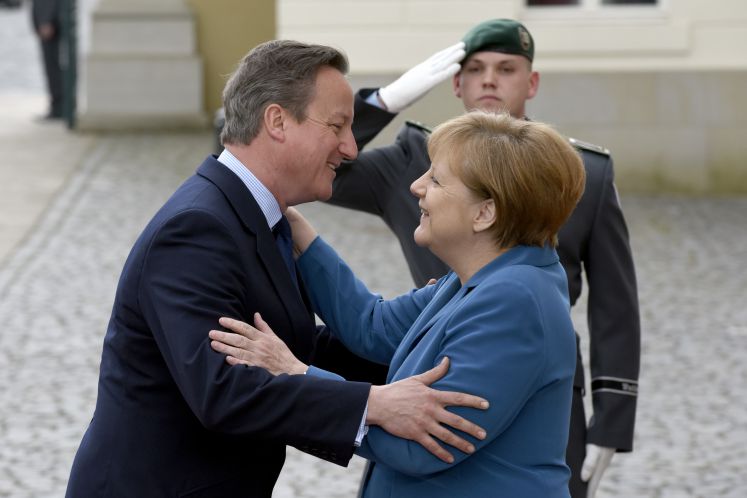 Der britische Premier David Cameron und Bundeskanzlerin Angela Merkel