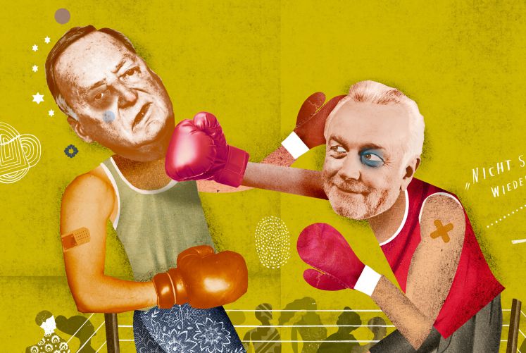 Der Cicero-Titel im Juli 2016: Ein Boxkampf zwischen Alexander Gauland und Wolfgang Kubicki