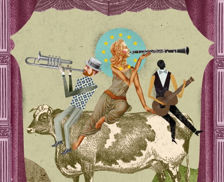 „Die europäische Seele ist vielsprachig“ / Illustration: Martin Haake