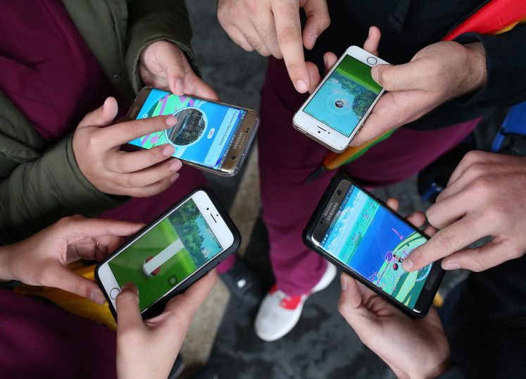 Pokémon Go Spieler am 20. Juli in der Nähe des Opernhauses von Sydney