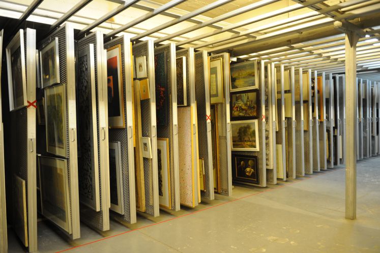 Das Depot des Museums für Gegenwartskunst