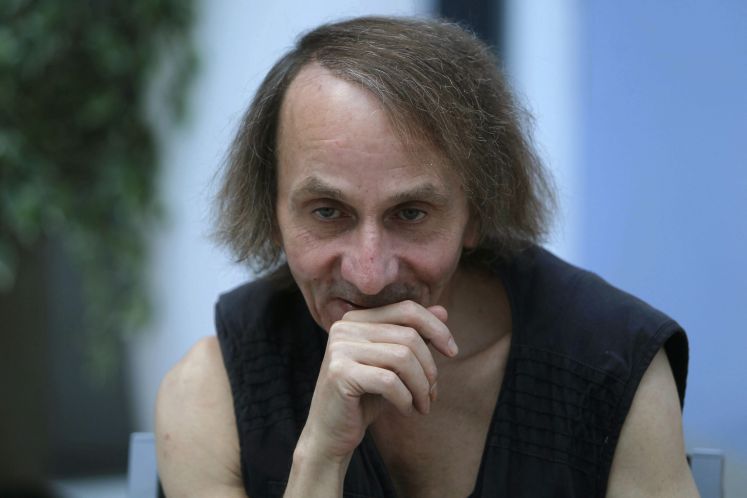 Der französische Schriftsteller Michel Houellebecq