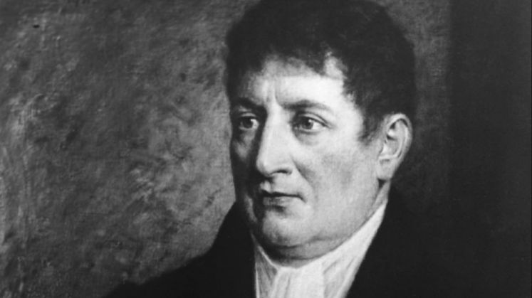 Der Philosoph Johann Gottlieb Fichte, gemalt um 1929 von Heinrich Plühr 