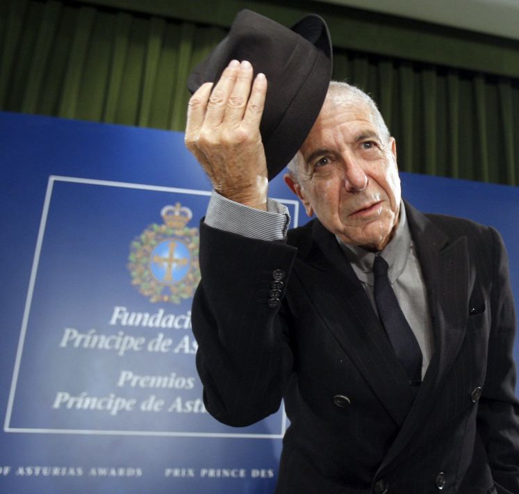 Leonard Cohen bei einer Preisverleihung 2011