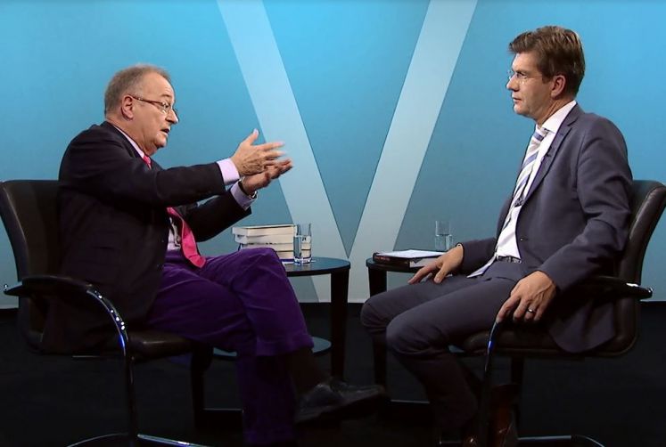 Frank A. Meyer und Christoph Schwennicke im Gespräch