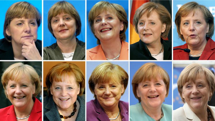 Die vielen Gesichter der Angela Merkel