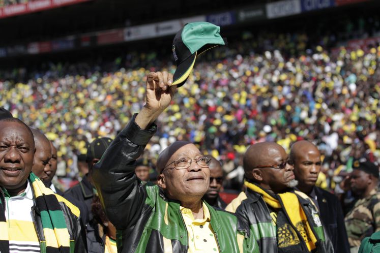 Südafrikas Präsident Jacob Zuma vom ANC