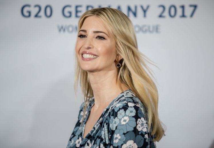 Ivanka Trump lächelt in die Kameras beim Women20 Summit 2017 in Berlin 