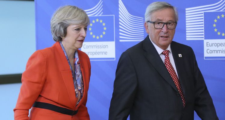 Theresa May und Jean-Claude Juncker