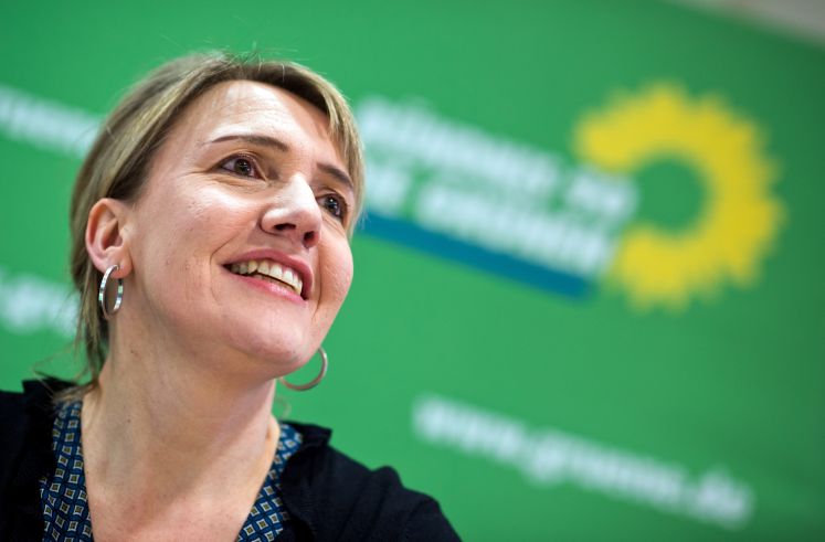 Simone Peter bei der Klausurtagung 2014 in Berlin