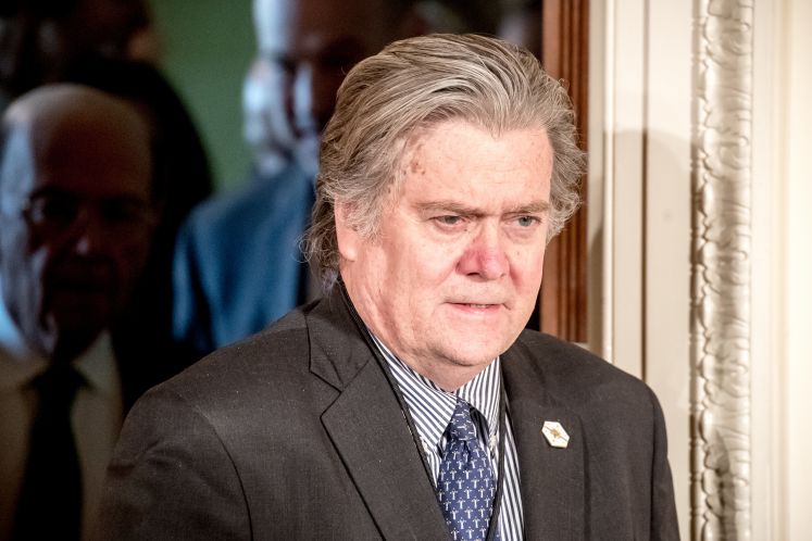 Steve Bannon im März 2017 in Washington