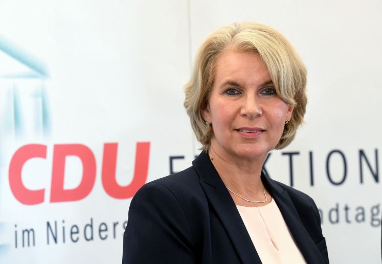 Elke Twesten nach ihrem Wechsel zur CDU-Fraktion