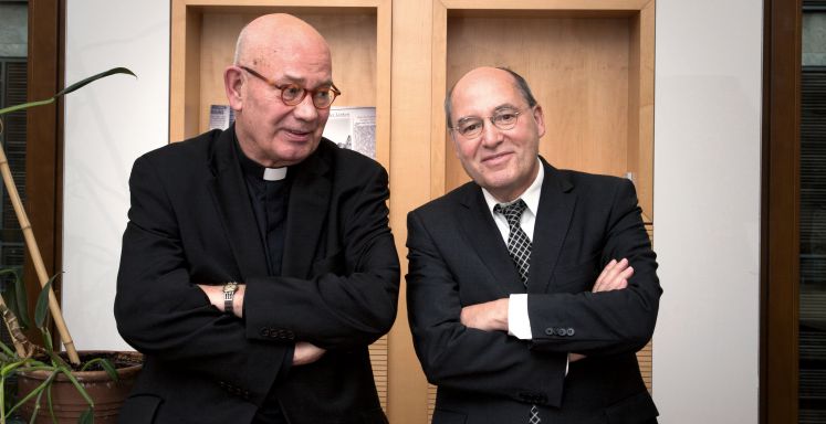 Wolfgang Ockenfels und Gregor Gysi