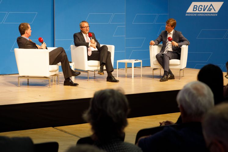 Alexander Marguier und Christoph Schwennicke im Gespräch mit Andreas Voßkuhle