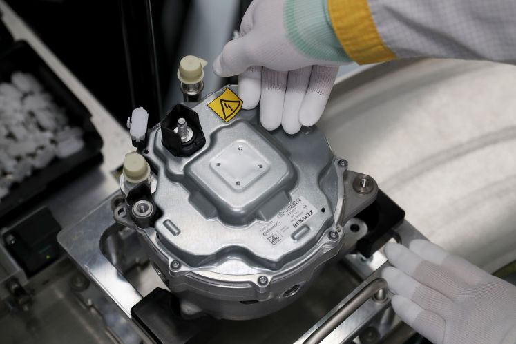 Ein Elektromotor der Firma Continental