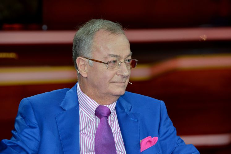 Frank A. Meyer in einer Talkshow