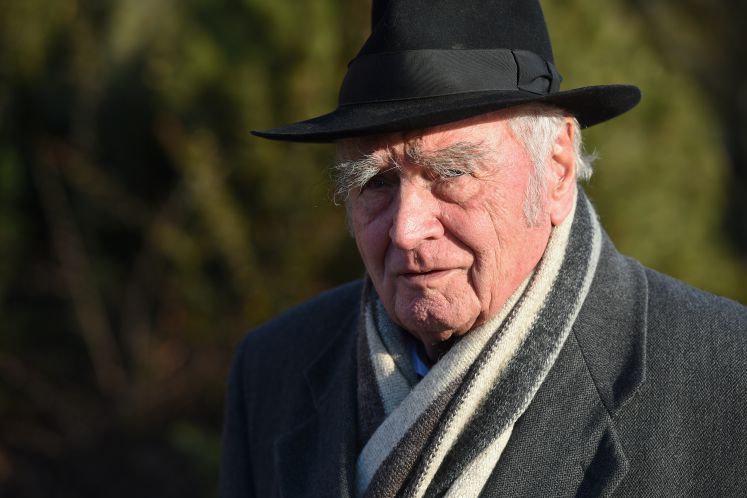 Der Schriftsteller Martin Walser, aufgenommen am 19.12.2016 in Birnau (Baden-Württemberg). 