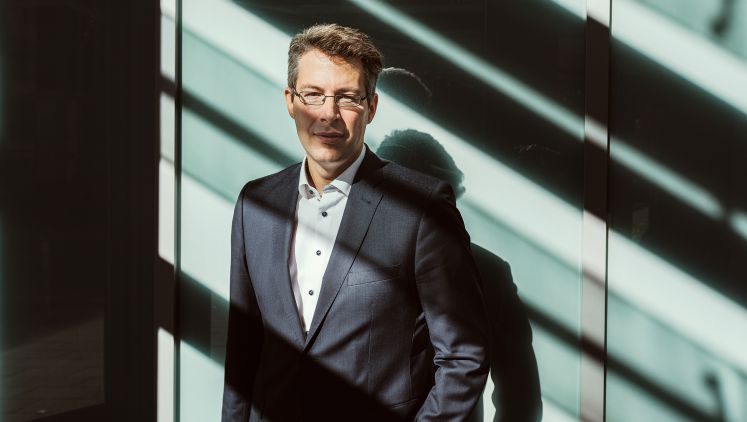 Markus Blume in der CSU-Parteizentrale