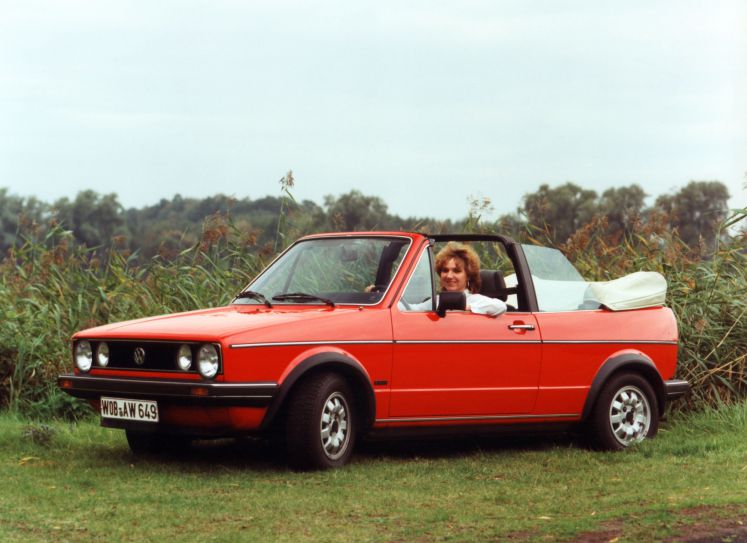 Ein VW-Golf Cabriolet von 1979.