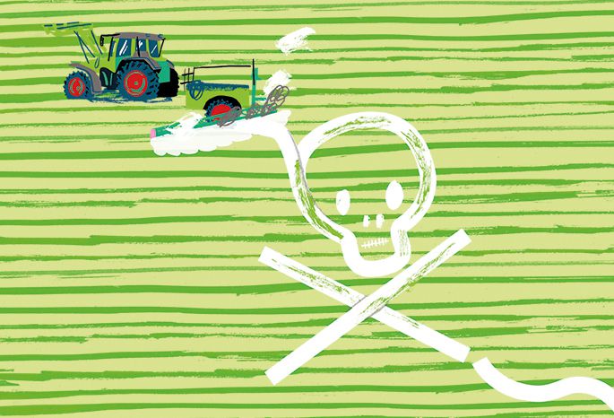 Illustration zum Thema Glyphosat