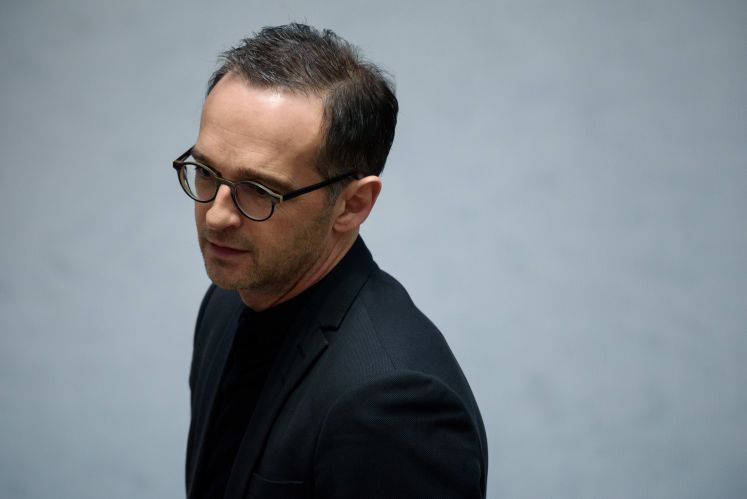 Bundesjustizminister Heiko Maas (SPD) kommt am 19.12.2017 in Berlin zu einer Gedenkveranstaltung anlässlich des Jahrestages des Terroranschlages vom Breitscheidplatz in das Berliner Abgeordnetenhauses.