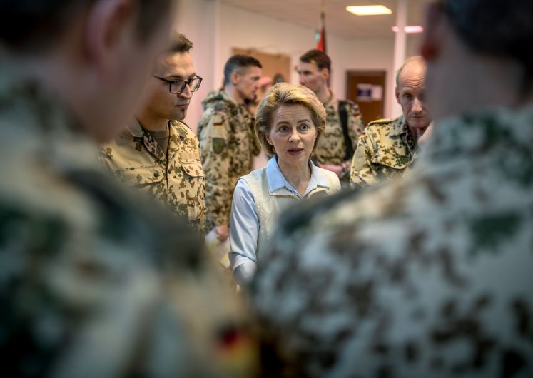Verteidigungsministerin Ursula von der Leyen auf Truppenbesuch in Jordanien