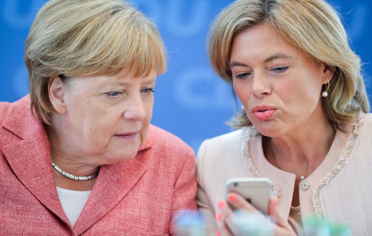 Angela Merkel und Julia Klöckner
