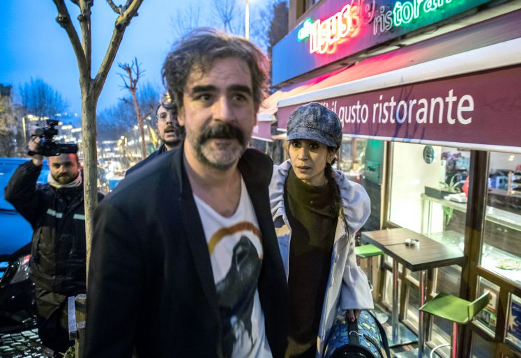 Deniz Yücel nach seiner Freilassung