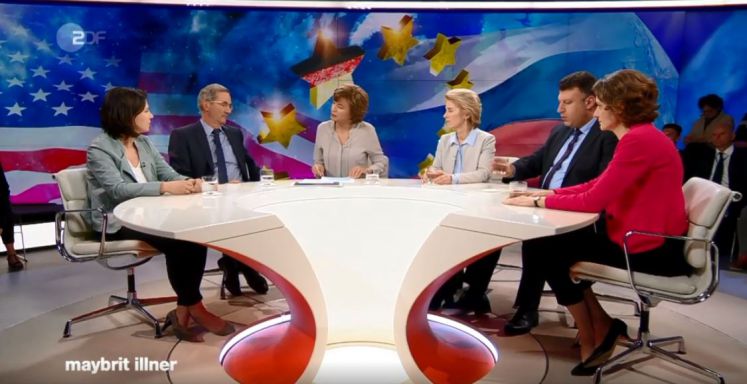 Die Gäste mit Maybrit Illner