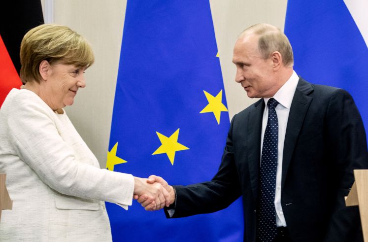 Angela Merkel und Wladimir Putin