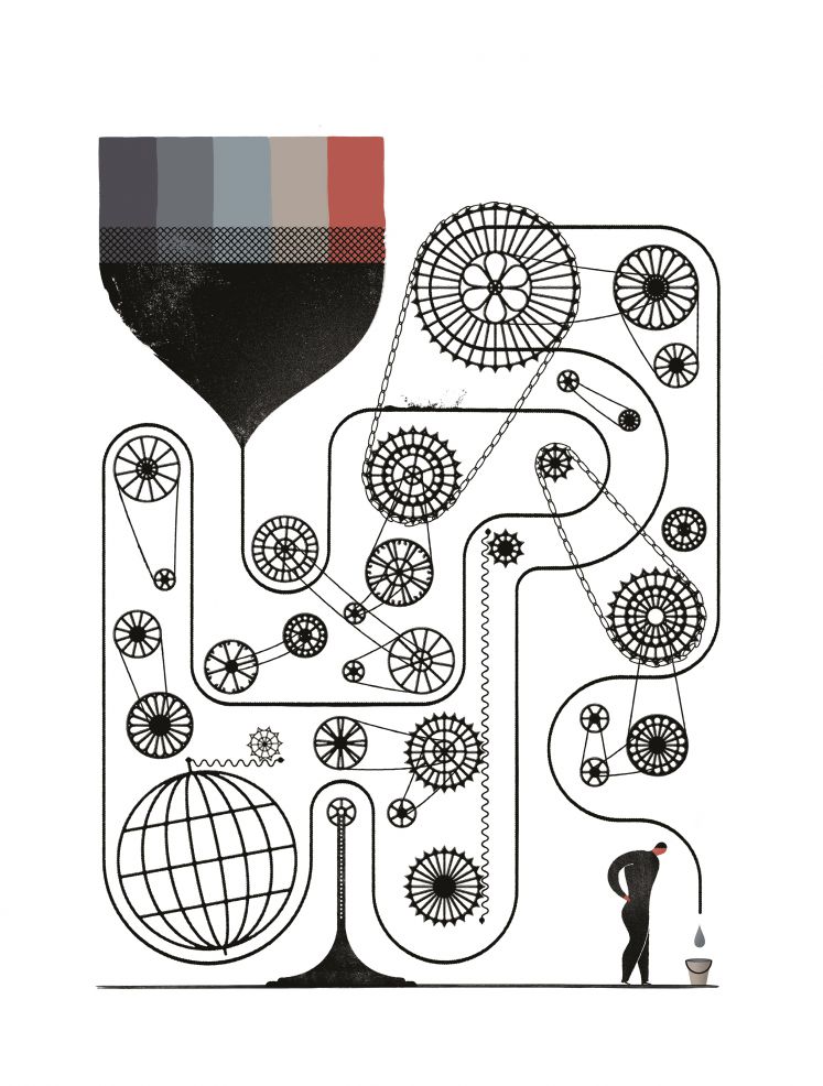 Illustration Entwicklungshilfe