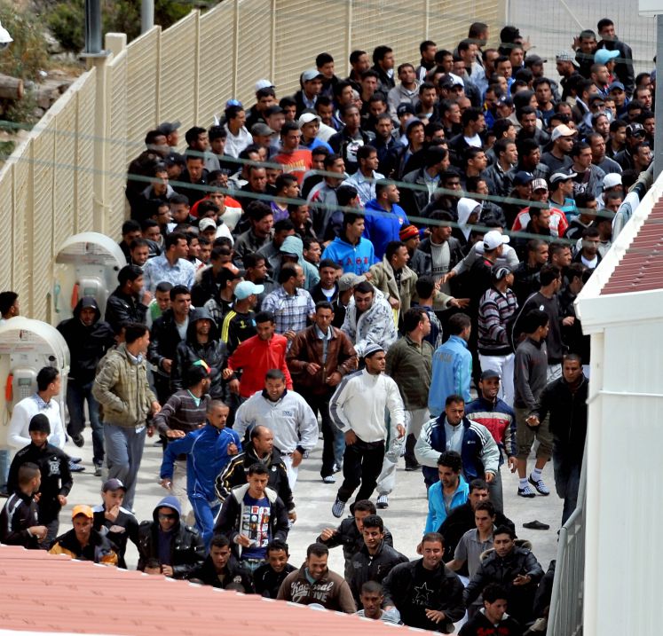 Migration in Lampedusa - Proteste gegen die erzwungene Heimkehr